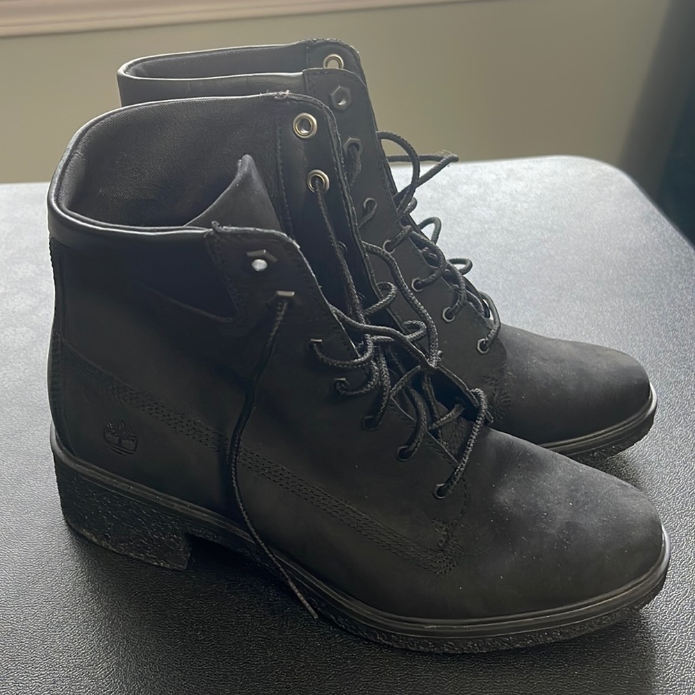 Timberland Black Suede Boots